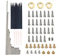 Kit de réparation ZenithAur Alto Sax avec un assortiment complet de pièces de rechange, ce kit d'entretien pour saxophone comprend des rouleaux, des ressorts, des anches et divers