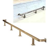 Kit de repose-pieds for bar professionnel, installation facile sous le comptoir, trous pré-percés, for bars à domicile, 140 cm (55,1 po)(2.3ft/70cm)