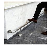 Kit de repose-pieds rond pour bar et îlots de cuisine, main courante à montage mural et au sol