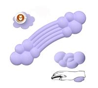 Kit de Repose-poignets pour Clavier et Souris, Keyboard Wrist Rest Support + Mouse Wrist Rest Coussin + Sous-verre pour Typing/Laptop/Office/Home/Gaming, Repose Poignet Ergonomique - Violet