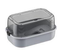 Kit de réservoir de tortue 40 x 30 cm, housse de tortue aquatique, multifonction, habitat à couper le souffle, évacuation du sol, niveau de cuisson pour petits reptiles