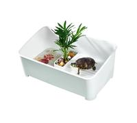 Kit de réservoir pour tortues d'eau, terrarium pour reptiles, plateformes pour tortues aquatiques, 5 zones multifonctions pour crabes, écrevisses