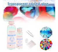 Kit De Résine Époxy Transparente Multi-Usages, 1 Ensemble, Ratio 3:1, Cristal Ab, Bricolage, Bijoux, Artisanat, Accessoires, Pr Sale