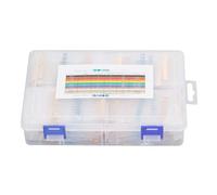 Kit de résistance de 1450 PCS 1 / 4W 1 à 1 m ohm Kit d'assortiment de résistances de films métalliques pour l'industrie électronique