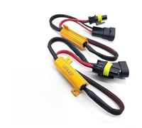 Kit de résistance de charge LED 50 W pour décodeur d'ampoule de phare 9005/9006 - Fil de cuivre pur, éliminateur de lumière de défaut, boîtier métallique, pour faciliter et