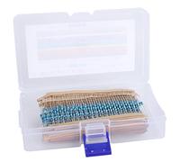 Kit de résistance de film métallique 600 PCS 30 Valeurs | Haute précision 1% Tolérance et humidité - Preuve | Assortiment de résistance pour planches à pain/Réparation