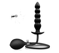 Kit De RéSistance En Silicone Gonflable, éQuipé De Pompe à Gonflement Noire, Bande à Bille D7 (Type De Perle De 5)