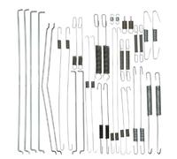 Kit de ressort de rappel d'accélérateur de carburateur, régulateur en métal et ressorts de contrôle de vitesse, compatible avec Honda GCV160 160A 160LA Argent