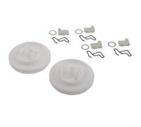 Kit de ressort de recul en plastique avec rondelle de cliquet de poulie pour tronçonneuse MS240 MS260 024 026 de remplacement numéro de pièce 11251950401 Blanc (ensemble de 2 pièces)