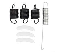 Kit de ressorts de suspension à réduction des vibrations pour machine à laver avec ressorts WP63907, contrepoids et coussinets de baignoire pour améliorer la stabilité et le silence de fonctionnement