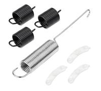 Kit de ressorts de suspension pour machine à laver 3 ressorts de suspension WP63907 et contrepoids W10250667 et 3 coussinets d'usure de baignoire 285744 pour lave-linge Whirlpool Maytag Kenmore