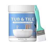 Kit de Restauration de Baignoire - Set de Rénovation Carrelage Douche à Sèchage Rapide - Kit de Rénovation Pour Baignoire Faible Odeur Pour Comptoirs Lavabos Toilettes Appartement Cuisine Salle de Bai
