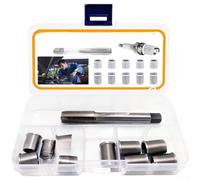 Kit de restauration de fil de bobine d'allumage 11 pièces avec taraud et matrice de précision M10 x 1,0 pour véhicules automobiles et sports motorisés