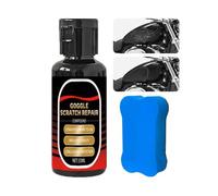 Kit De Restauration De Phares - 40 G, Nettoyant Pour Visière De Moto, Crème De Réparation Contre Les Rayures Sur Casque | Composé Brillant Transparent, Dissolvant De Rayures Pour Bouclier De Casque, É