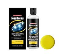 Kit De Restauration De Phares - Agent de Restauration Nettoyant pour Phares de Voiture 100ml - Fournitures Exterieures Automobile - Kit de Nettoyage Phare pour Caravane Berline Camping-ca