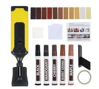 Kit de restauration de plancher en bois multifonction avec outil thermique pour réparer les rayures, les trous, la décoloration des meubles, l'amélioration de la maison, kit de réparation de plancher