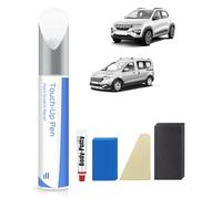 Kit de retouche de peinture Blanc Glacier 369 pour Dacia - Raccord droit - Répare les rayures et les éclats