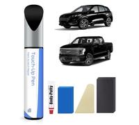 Kit de retouche de peinture métallisée noire agate UM compatible avec Ford, correspondance exacte pour les éclats et les rayures