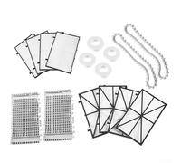 Kit de retouche de rechange pour Dolphin CC Plus - Comprend des pistes, des brosses, des filtres fins et ultra-fins, des anneaux d'escalade - Kit de réparation de nettoyeur de piscine 16 pièces