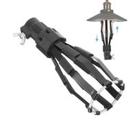 Kit de retrait de boule de plafond - Changeur de lumière cassé, fixation télescopique de pôle | Grabber Twist Lock avec tête flexible pour transformer les ampoules en hauts plafonds pour les