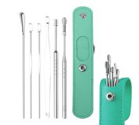 Kit de retrait de la cire d'oreille - Outil de nettoyage de l'oreille - Otoscope - Kit de nettoyage auriculaire - Circuit numérique - Système d'irrigation de la cire - Hygiène douce de l'oreillette
