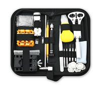 Kit de retrait de maillons de montre, 156 pièces, kit de réparation de montre amélioré, outil professionnel de réparation de montre, kit d'outils de remplacement de batterie de montre, ensemble