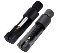 Kit de retrait de maillons de montre : outil pour bracelet de montre, kit de réglage en acier durable, barrettes de rechange incluses, guide facile pour dimensionner le bracelet, méthode de réparation