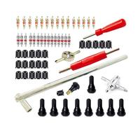 Kit De Retrait De Tige De Soupape De Pneus,Entretien Et Maintenance,Outil de Réparation et Installation De Pneus - Entretien et Entretien Automobile pour Camion Quad Moto
