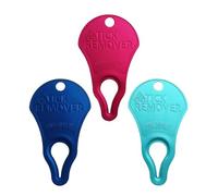 Kit de retrait de tiques portable 3 pièces - Outil de retrait efficace et sûr pour les humains et les chiens - Pour les aventures en plein air