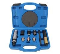 Kit de retrait de verrouillage de roue, ajustement universel en acier au carbone traité thermiquement, kit de remplacement de clé d'écrou de roue efficace avec 10 lames, pour la