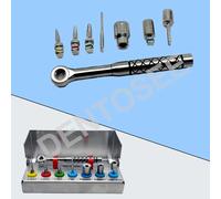 Kit de retrait d'implant dentaire, tournevis ynamométrique, cliquet, extenseur d'os, ensemble Sos, Kit d'outils de réparation de fixation cassée 3Pcs-Type B