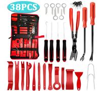 Kit de retrait intérieur de voiture, outils de Garage, garniture en plastique, panneau de porte, combinaison de démontage, extracteur de Clips automobiles, outil de réparation audio de voiture 38PCS P