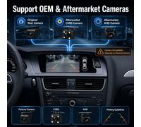 Kit de rétrofit sans fil AUTOTOP CarPlay Android Auto pour Audi A4 B8 A5 Q5 2009-2018 MMI2G MMI3G Symphony Concert, interface de décodeur d'écran d'origine avec AirPlay AutoLink, navigation, musique,