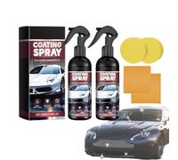 Kit De RevêTement Automobile En Spray, 3 En 1 Haute Protection, Agent RéNovateur De RevêTement Multifonction, Avec Serviettes Et éPonges En Cadeau. (2PCS)