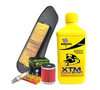 Kit de révision Bardahl XTM 10W40, filtre à huile, à air, bougie pour Yamaha X-City/X-Max 125