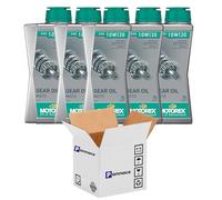 Kit de révision d'huile pour boîte de vitesses GEAR OIL 10W/30 Spécifications API GL4-1L (5 litres)