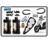 Kit de révision pour filtre à air, filtre à huile et huile complet pour Piaggio Beverly 350 tous les modèles sans ABS d'origine Piaggio.