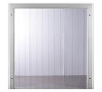 Kit de Rideaux à lanières en PVC de qualité Industrielle, Rideau de Porte en Vinyle Isolant à économie d'énergie pour entrepôt, Usine, congélateur, Stores verticaux pour Le contrôle de la Te