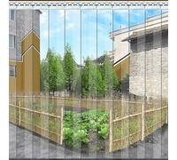 Kit de rideaux de réfrigération en PVC transparent résistant à l'eau et à la poussière avec accessoires pour entrepôts, magasins, garages, idéal pour le contrôle de la température et l'efficacité