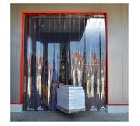 Kit de rideaux en PVC épais de 0,06 cm pour le marché, le commerce, le commerce, le froid, l'installation facile, 180 x 210 cm, durable et économe en énergie