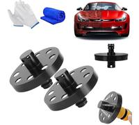 Kit de rinçage de châssis à joint torique, nettoyeur de buse rotative à 360°, nettoyeur haute pression à 360°, nettoyage puissant dans les zones cachées, convient pour voitures, camions (2 pièces)