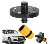 Kit de rinçage de châssis de joint torique avec outils de rinçage magnétiques de buse, outil haute pression antirouille efficace, outil de nettoyage de rinçage de châssis de voiture magnétique(A)