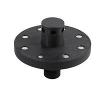Kit de rinçage O-For en aluminium avec buse à 360° pour nettoyage de passage de roue et de train de roulement | Compatible avec les nettoyeurs haute pression standard | Noir (est noir)