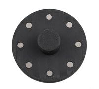 Kit de rinçage O-For en aluminium avec buse à 360° pour nettoyage de passage de roue et de train de roulement | Compatible avec les nettoyeurs haute pression standard | Noir + connecteurs)
