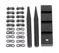 Kit de rivetage et disjoncteur de chaîne robuste avec dix connecteurs de 3/8 de large pour grandes tronçonneuses y compris MS380 MS381 Ms460 Ms660 Plus modèles électriques de 45,7 à 61 cm pour un