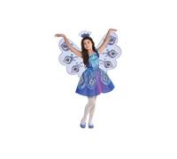 kit de robe paon filles polyester bleu/violet