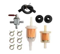 Kit de robinet d'essence for conduite de carburant en acier, mazout, gaz, ensemble complet, configuration à double réservoir