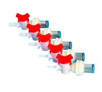 Kit de robinet for baril de pluie d'aquarium, tuyau POM de 4 à 20 mm, mini-vanne cannelée, connecteurs cannelés, joints for aquarium, filtre en acier inoxydable(Filter 6mm)