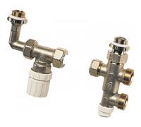 Kit de robinet thermostatisable droit pour installation mono-tube RBM