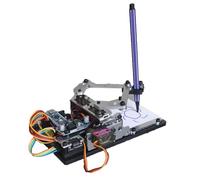 Kit de robot de dessin, robot d'écriture à stylo à faire soi-même, compagnon de programmation open source pour activités de peinture créatives, alimentation de type C, assemblé par les utilisateurs